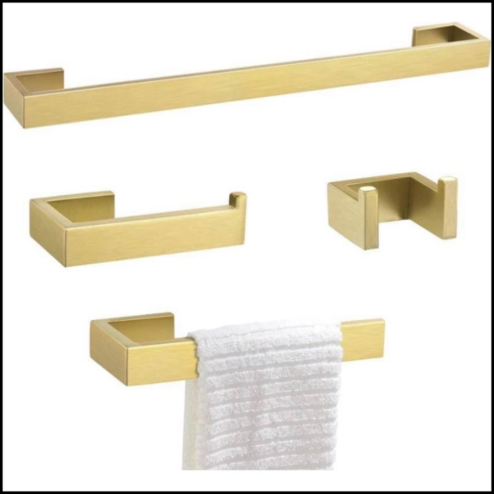 4 Piece Bathroom Accessories Set